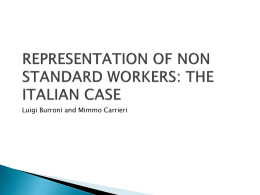 Bargaining on Social Rights – The Italian Case
