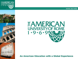 The American University of Rome