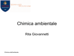 Chimica dell`ambiente