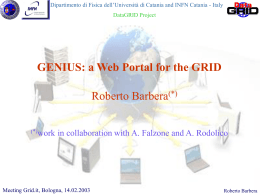 grid - To the INFN WWW Server