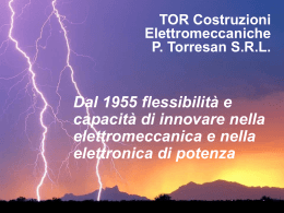surge soppressor - Tor Costruzioni Elettromeccaniche P. Torresan Srl