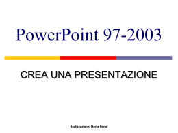 PowerPoint Lezione 1