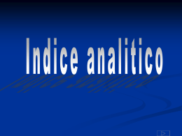 19 - Indice Analitico