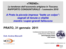 trend_rapporto2010_prato – presentazione Direzione