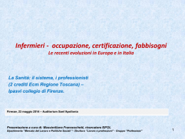 Franceschetti_Infermieri - occupazione certificazione fabbisogni