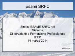 Zarri 14 marzo 2014 Esame SRFC IeFP