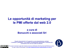 Le opportunità di marketing per le PMI offerte dal
