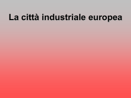Lezione 3 Industrializzazione critica marxiana e political economy