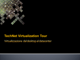 Virtualizzazione - Center