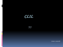 CLIL_L1 - ITIS E. Divini