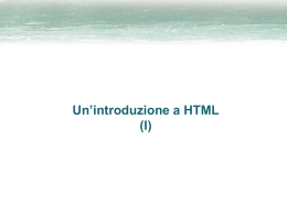 Lez04-IntroHTML-1 - to site - Università degli Studi di Milano