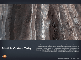 Strati in Cratere Terby