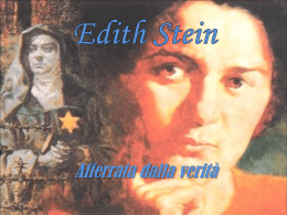 Edith Stein afferrata dalla verità