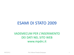 ESAMI DI STATO 2009