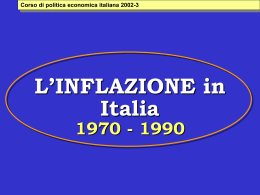 Corso di politica economica italiana 2002