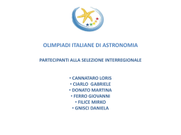 Fuoriclasse Astronomia 2012