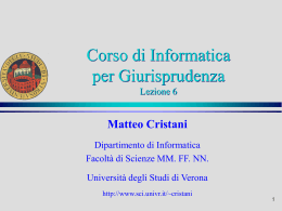 Lezione 6 (vnd.ms-powerpoint, it, 181 KB, 11/3/05)