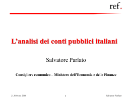 La finanza pubblica italiana