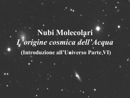 Nubi Molecolari - Virgilio Siti Xoom