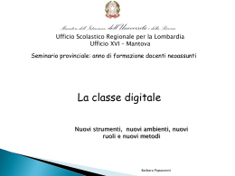 Diapositiva 1 - Ufficio scolastico regionale per la Lombardia