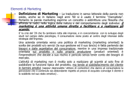 Definizione di Marketing
