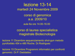 Lez_15-16_Genomica_Biotec_24-11-09