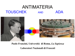Conferenza: "L`antimateria"