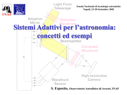slides_ao3 - Osservatorio Astrofisico di Arcetri