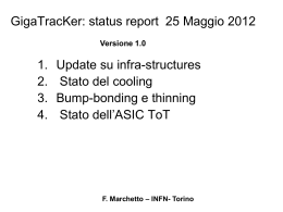GigaTracKer: status report as July 2008