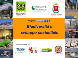 biodiversit   e sviluppo sostenibile