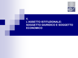 soggetto giuridico - Università di Urbino