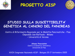 PROGETTO AISP - Università di Pisa
