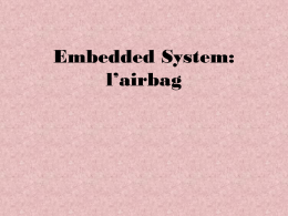 Embedded System: l`airbag