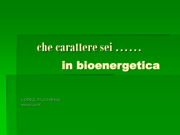Struttura caratteriale in bioenergetica