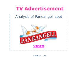 analysis of a TV advertisement