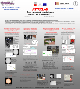 poster Astrolab - Dipartimento di Energetica