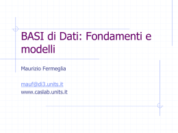 11_DataBAse fondamenti e modelli