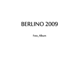Album foto BERLINO 2009