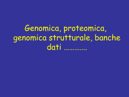 genomica,_proteomica - Università degli Studi di Roma Tor Vergata