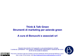 Think & Talk Green - Bonucchi e associati srl