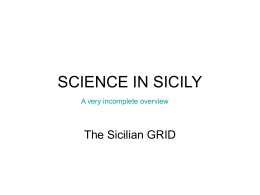 SCIENCE IN SICILY - Indico