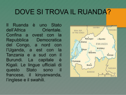 ruanda 2 - Popoli e Terre