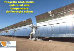 La tecnologia del Solare Termo