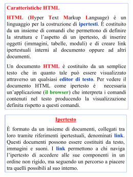 Lezione HTML