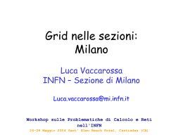Grid nelle sezioni - Milano