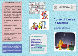 Brochure-chimica_CT1 - Dipartimento di Scienze Chimiche