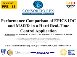 Performance Comparison of EPICS IOC and MARTe in a Hard Real