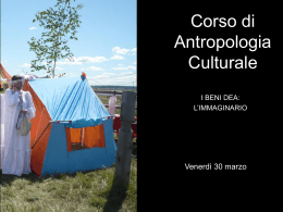 Corso di Antropologia Culturale