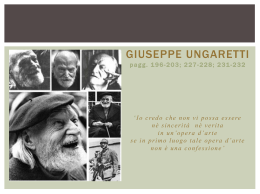 Giuseppe Ungaretti - letteraturaestoria