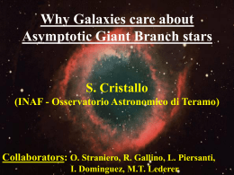 5 Cristallo et al. 2007 - Osservatorio Astronomico di Teramo
